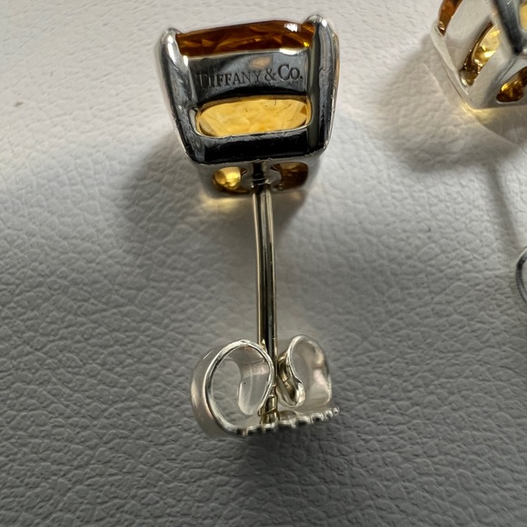 Tiffany & Co. citrine sparkle earrings - Picture 9 of 14